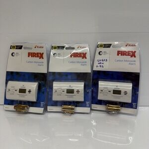 3 Pcs  Kidde Firex AA Battery Powered Digital Carbon Monoxide Detector 21030262